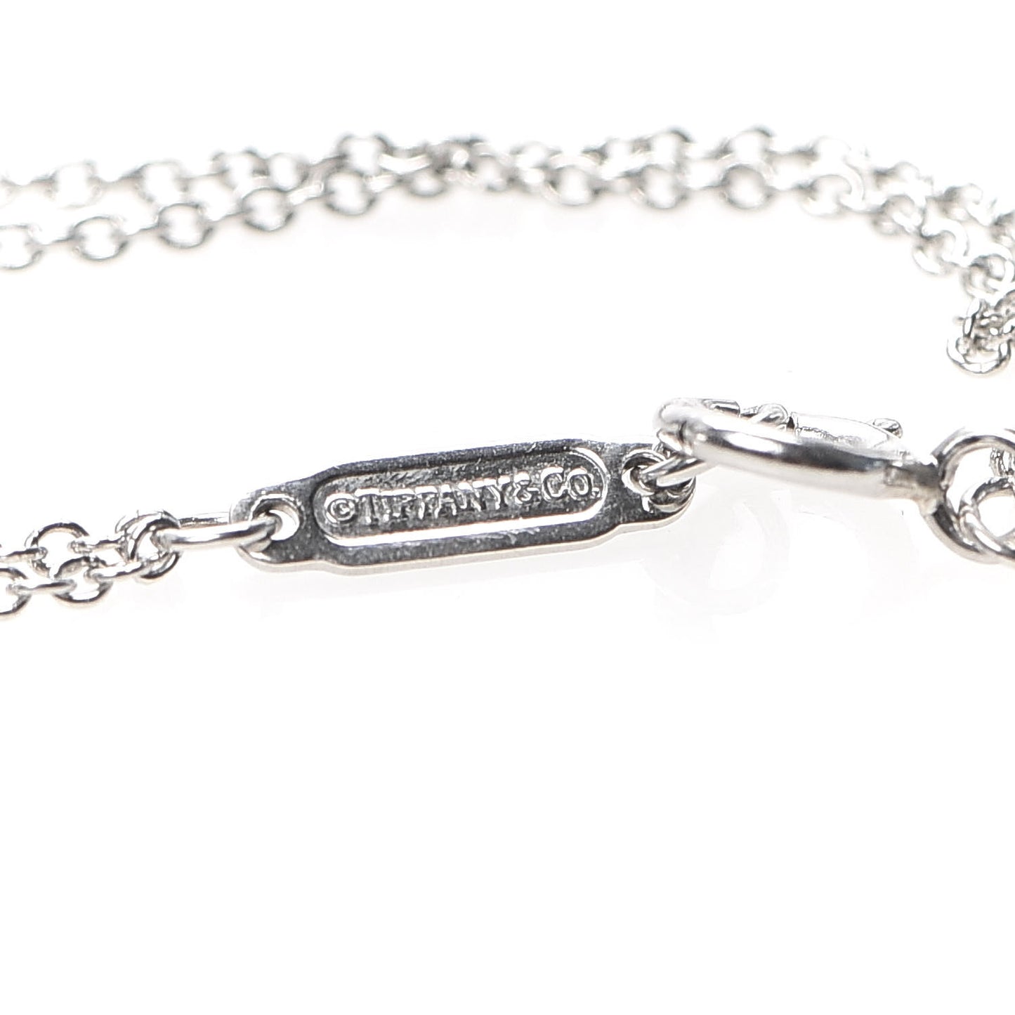 Platinum Diamond .17ct Double Chain Solitaire Bracelet