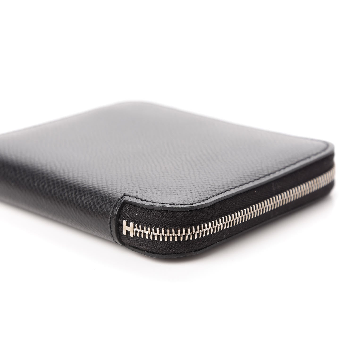 Hermes Epsom Silk'in Compact Wallet Black 7 of 11