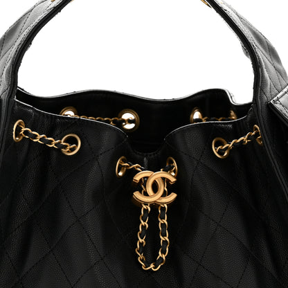 Chanel Caviar Quilted Small Chanel 25 Handbag Black 7 of 14