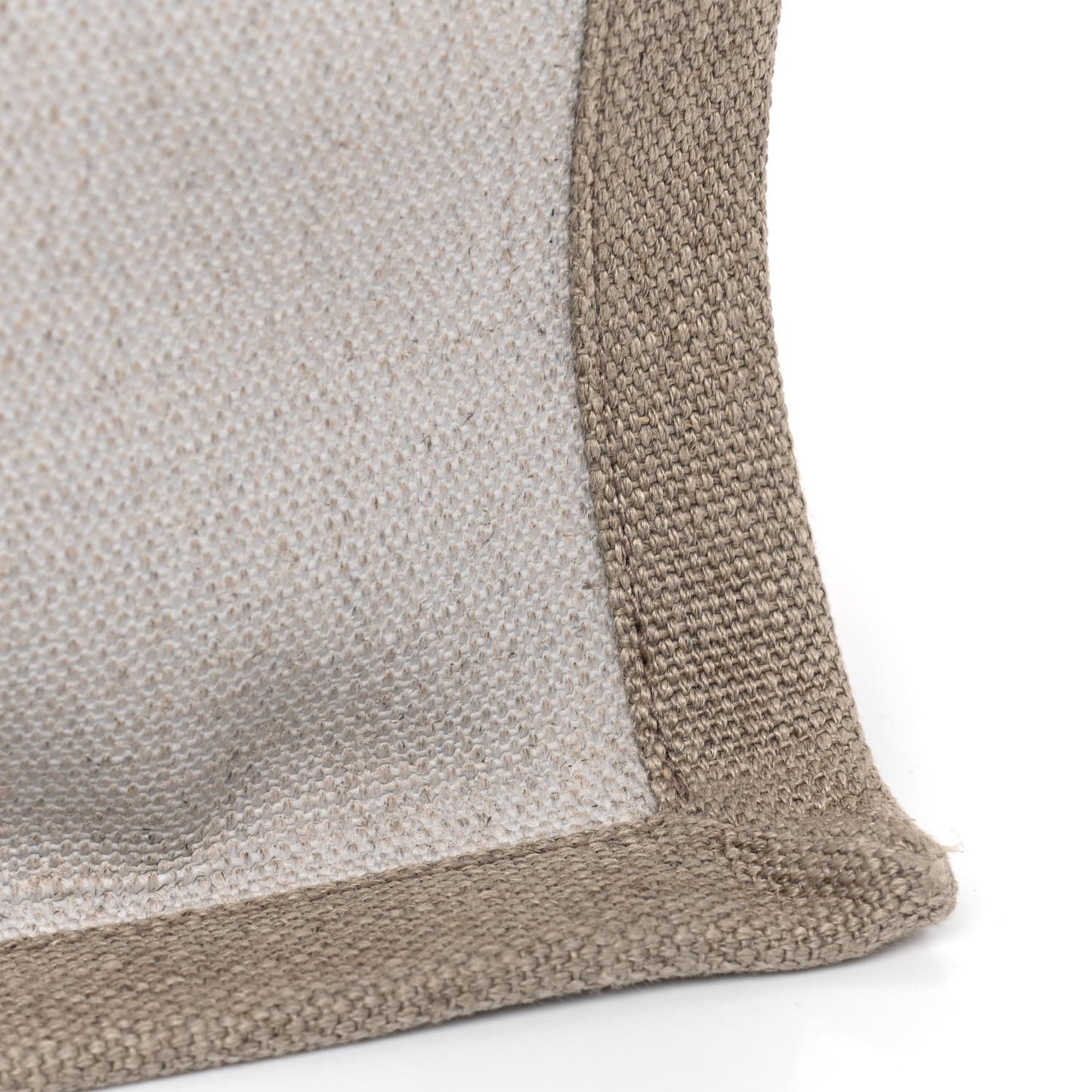 Linen Calfskin Rive Gauche Tote Optic White
