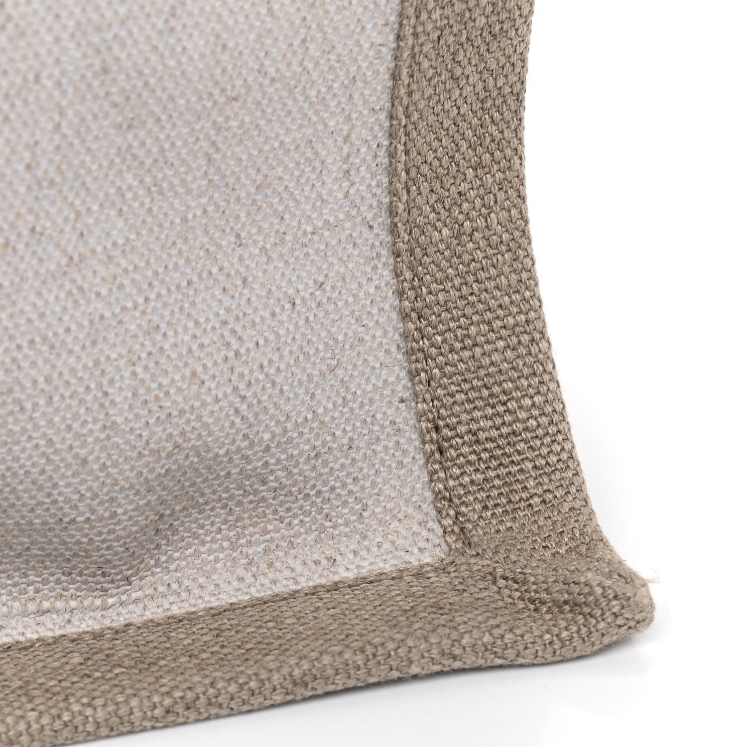 Saint Laurent Linen Calfskin Rive Gauche Tote Optic White 6 of 7