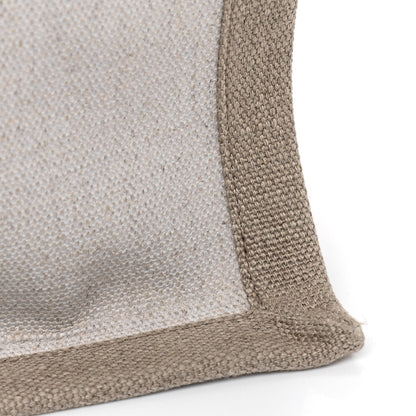 Saint Laurent Linen Calfskin Rive Gauche Tote Optic White 6 of 7