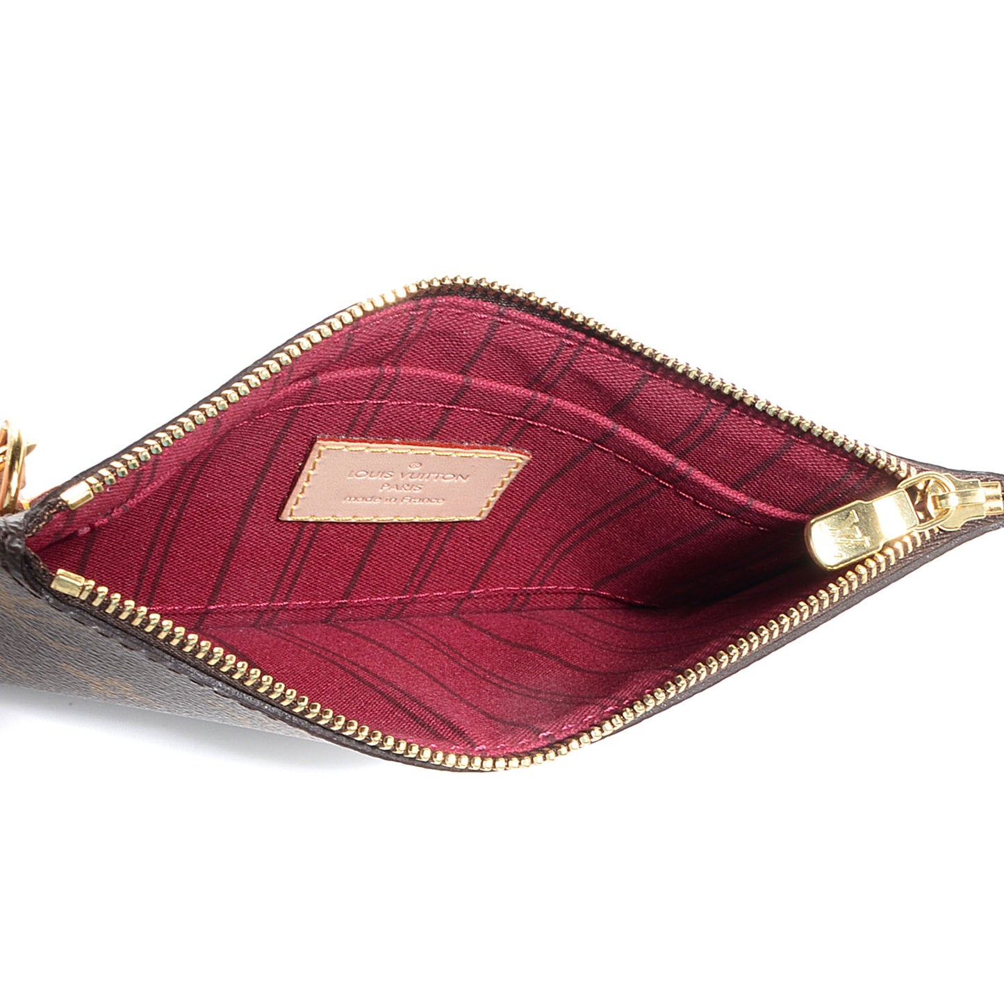Monogram Neverfull PM Pochette Fuchsia