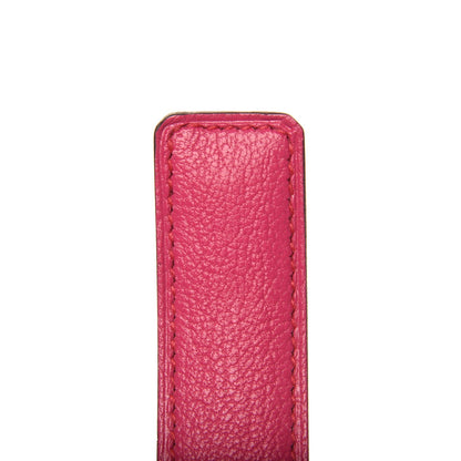 Hermes Chèvre Mysore Jige Elan 29 Clutch Rose Shocking 13 of 17
