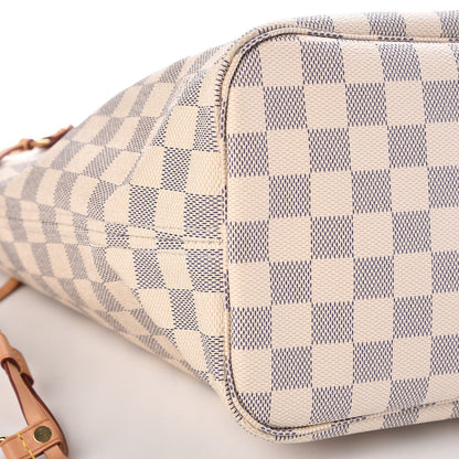 Louis Vuitton Damier Azur Neo Neverfull MM Rose Ballerine 9 of 11