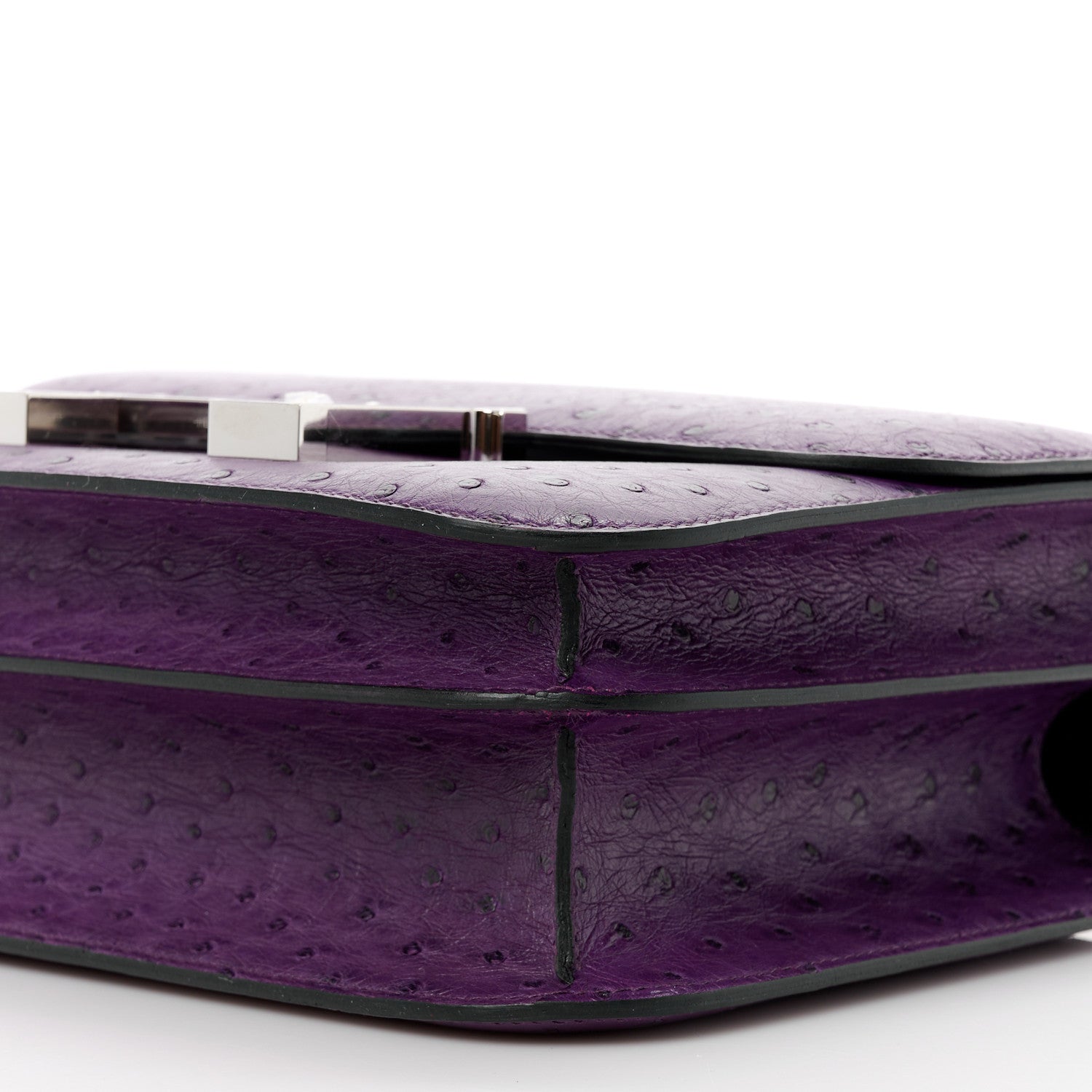 Hermes Ostrich Constance 24 Violine 10 of 11