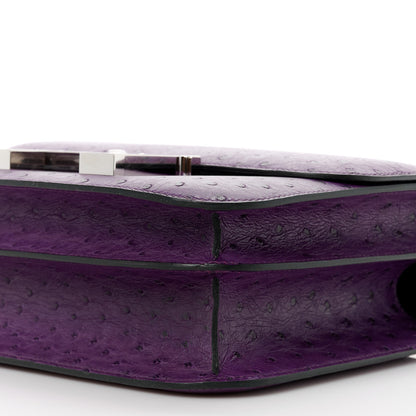 Hermes Ostrich Constance 24 Violine 10 of 11