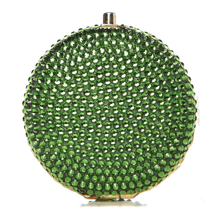 Judith Leiber Crystal French Macarons Minaudiere Pill Box Fern Green 1 of 7