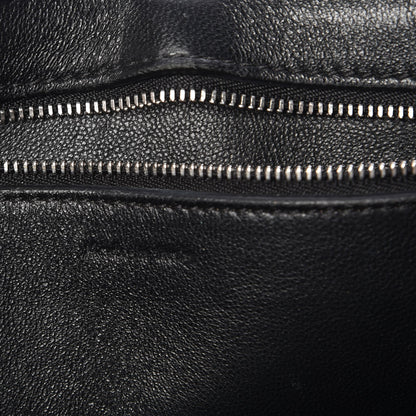 Celine Grained Calfskin Medium Edge Shoulder Bag Black 7 of 8