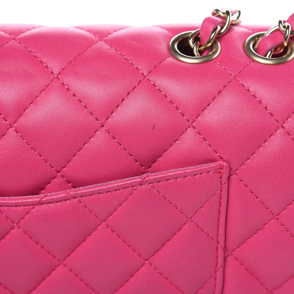 Chanel Lambskin Quilted Medium Mademoiselle Chic Flap Pink 11 of 17