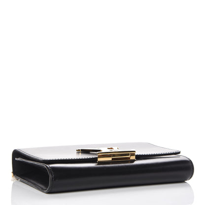 Louis Vuitton Calfskin Chain Louise MM Black 5 of 13