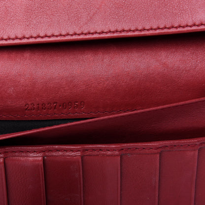 Gucci Guccissima Continental Wallet Red 7 of 9