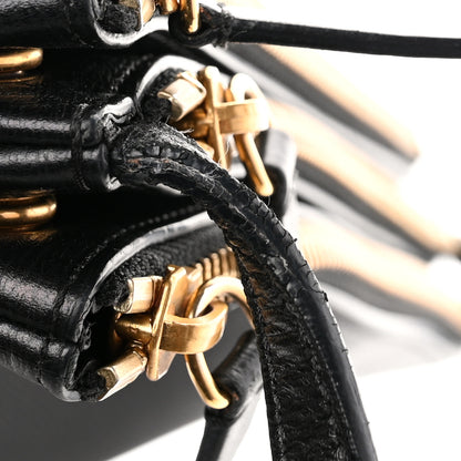 Celine Liege Calfskin Small Trio Crossbody Bag Black 13 of 13