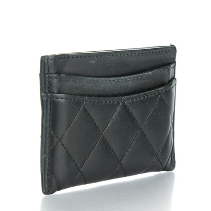 Chanel Lambskin Quilted Card Holder Black 3 of 11