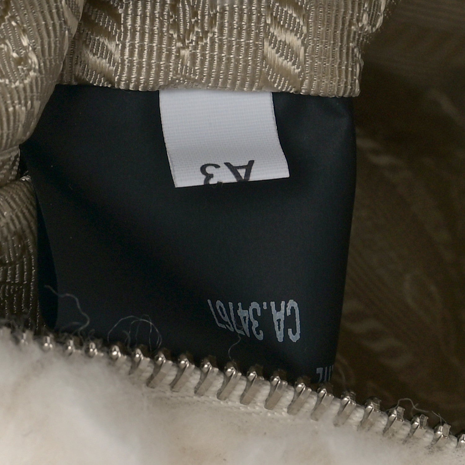 Prada Cashmere Mini Re-Edition 2000 Bag Naturale 5 of 8