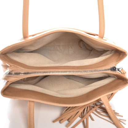 Chanel Lambskin CC Tassel Shoulder Bag Beige 6 of 8