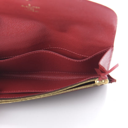 Louis Vuitton Damier Ebene Caissa Wallet Cherry 5 of 10