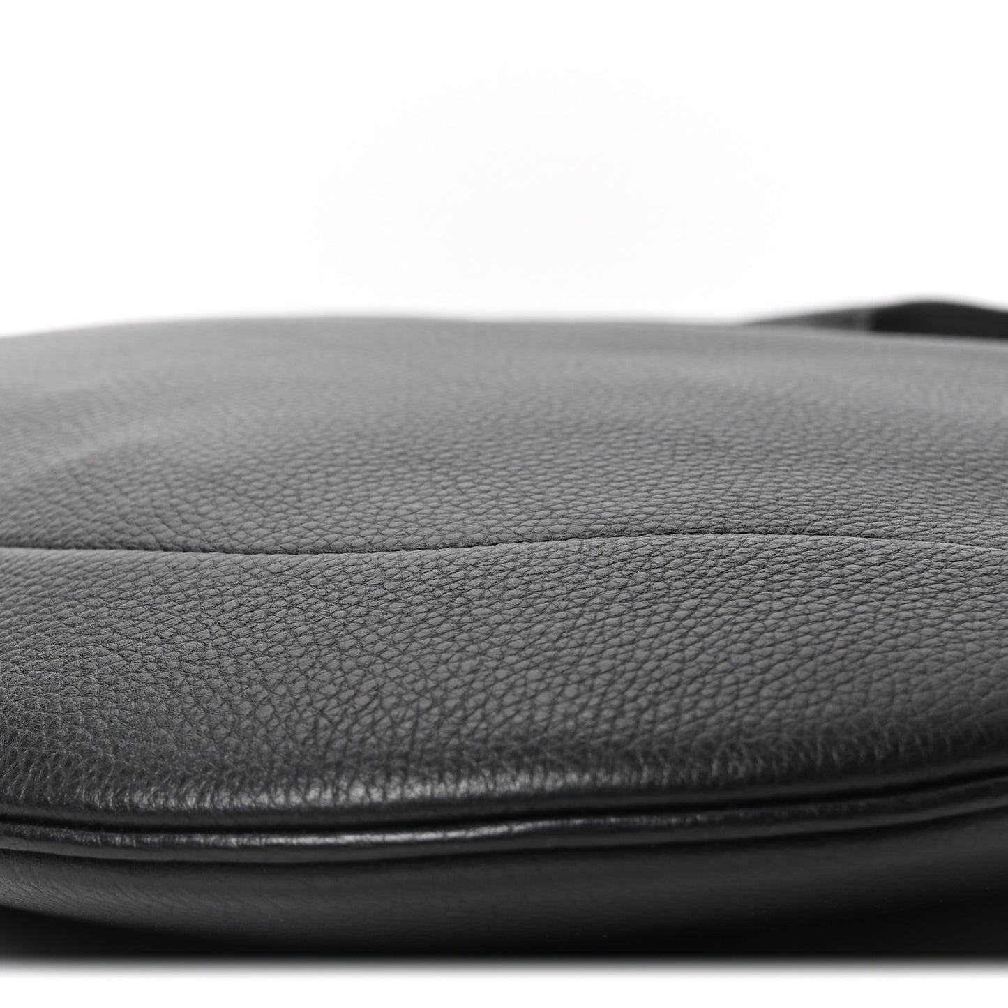 Soft Grained Calfskin Maxi B Hobo Black