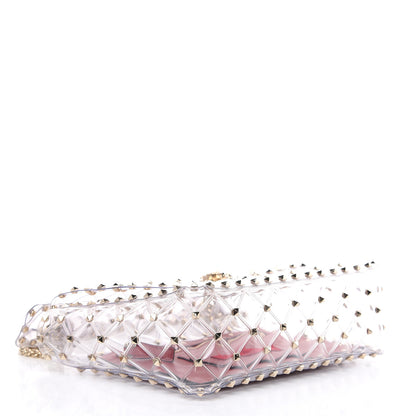Valentino Garavani PVC Medium Rockstud Spike Shoulder Bag 4 of 8