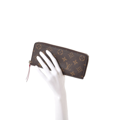 Louis Vuitton Monogram Clemence Wallet Fuchsia 2 of 8