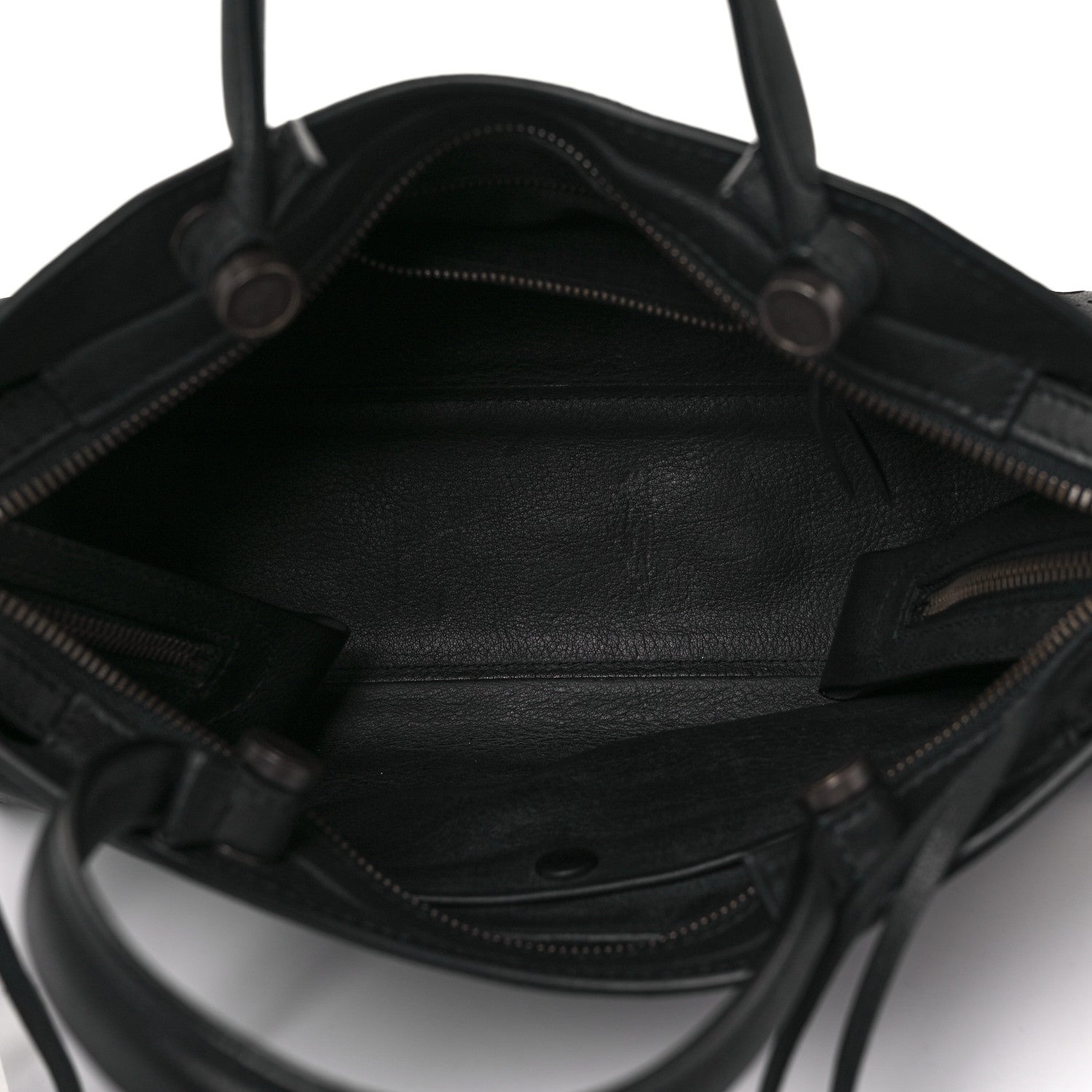 Balenciaga Veau Soyeux Perforated Blackout Hardware S City Black 4 of 8