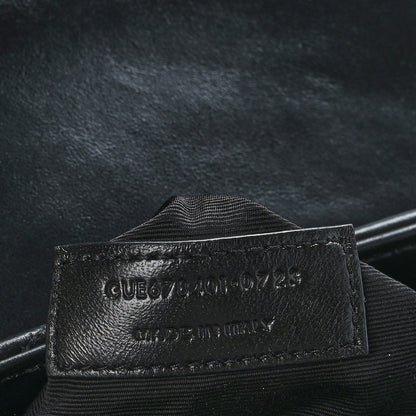 Saint Laurent Calfskin Y Quilted Monogram Monochrome Toy Loulou Crossbody Bag Black 6 of 10