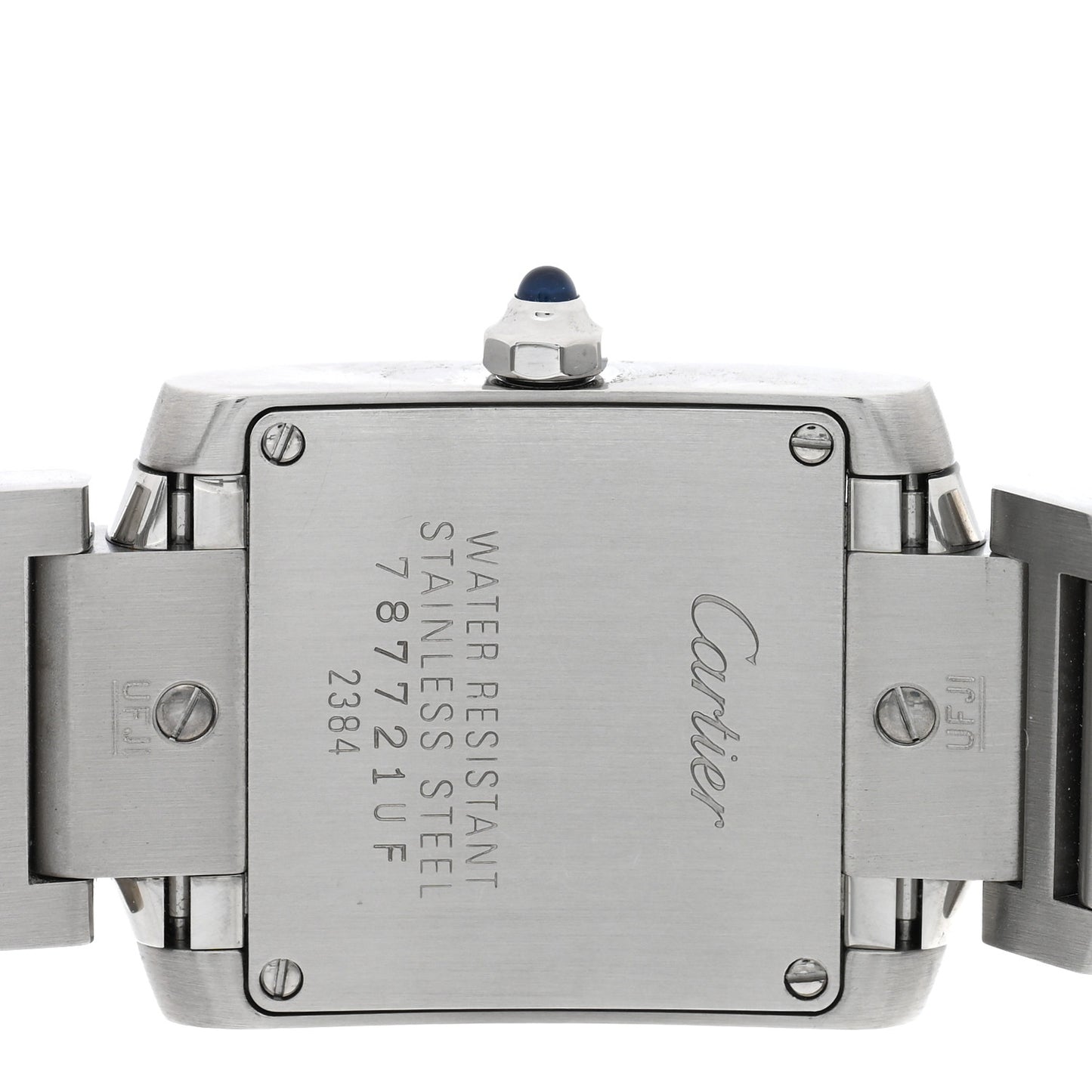 Stainless Steel 20mm Tank Francaise Quartz Watch