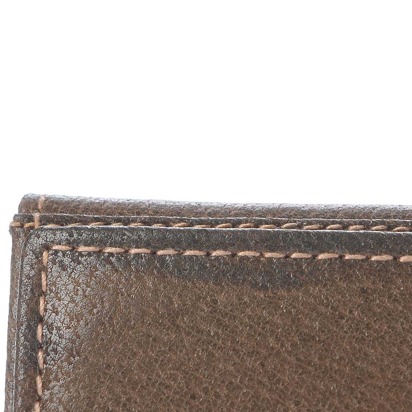 Calfskin Web Wallet Brown