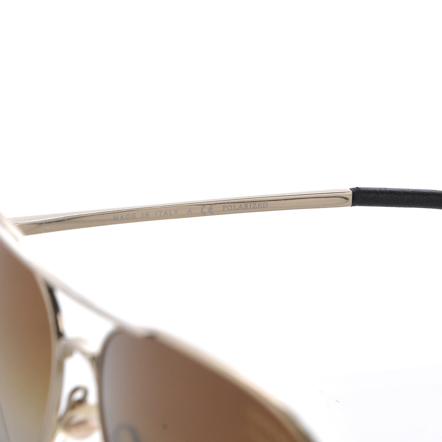 Chanel Aviator CC Sunglasses 4189-T-Q Gold 5 of 7