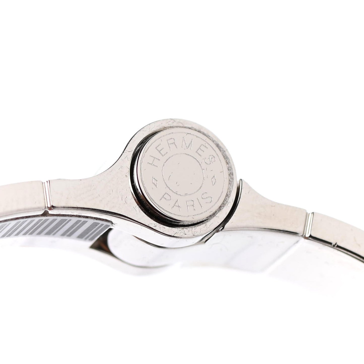 Lizard Charniere Cuir Narrow Hinged Bracelet S Vert Moyen