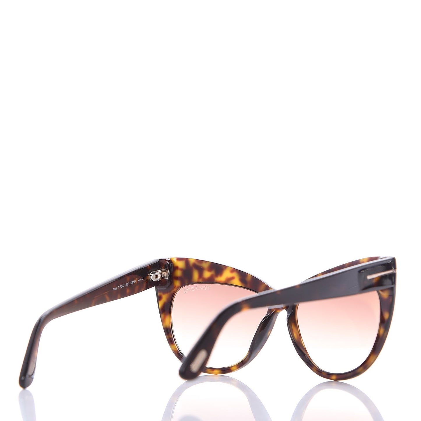Nika Cat Eye Sunglasses TF523 Havana