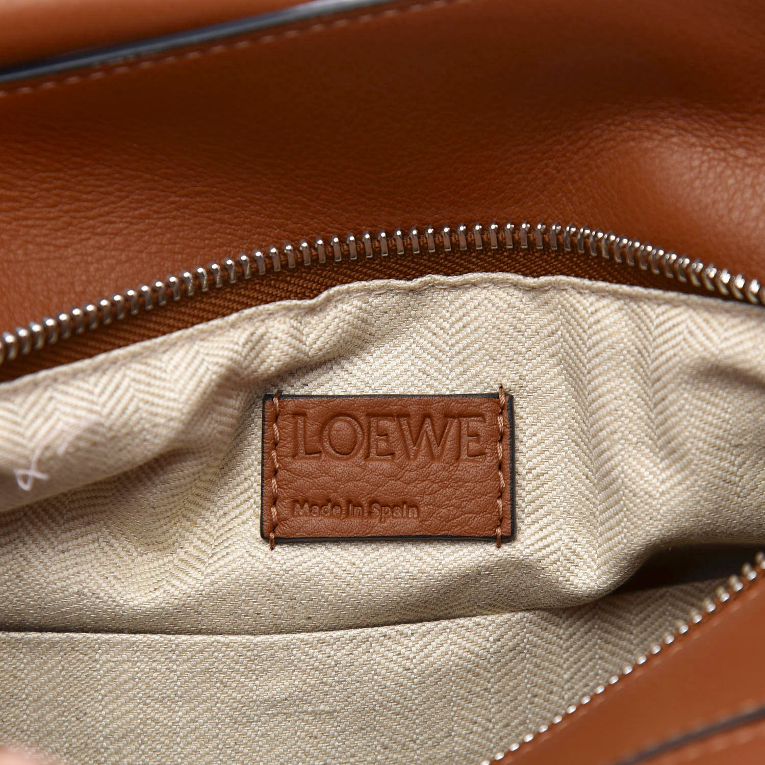 Loewe Calfskin Small Puzzle Bag Tan 6 of 9