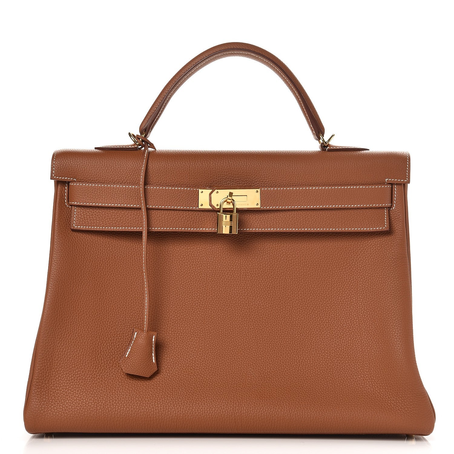 Hermes Togo Kelly Retourne 40 Gold 1 of 36