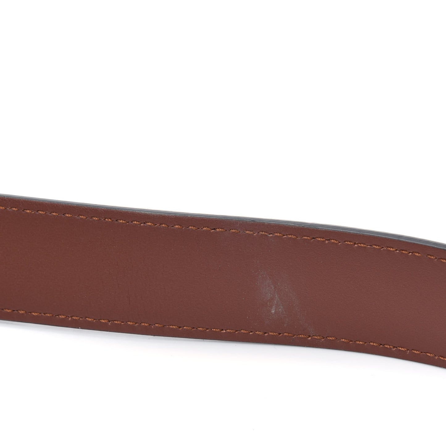 E-Canvas Monogram Calfskin Knight Messenger Bag Bridle Brown
