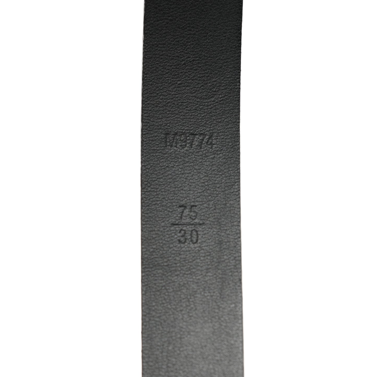 Calfskin Embossed 20MM LV Initiales Belt 75 30 Silver