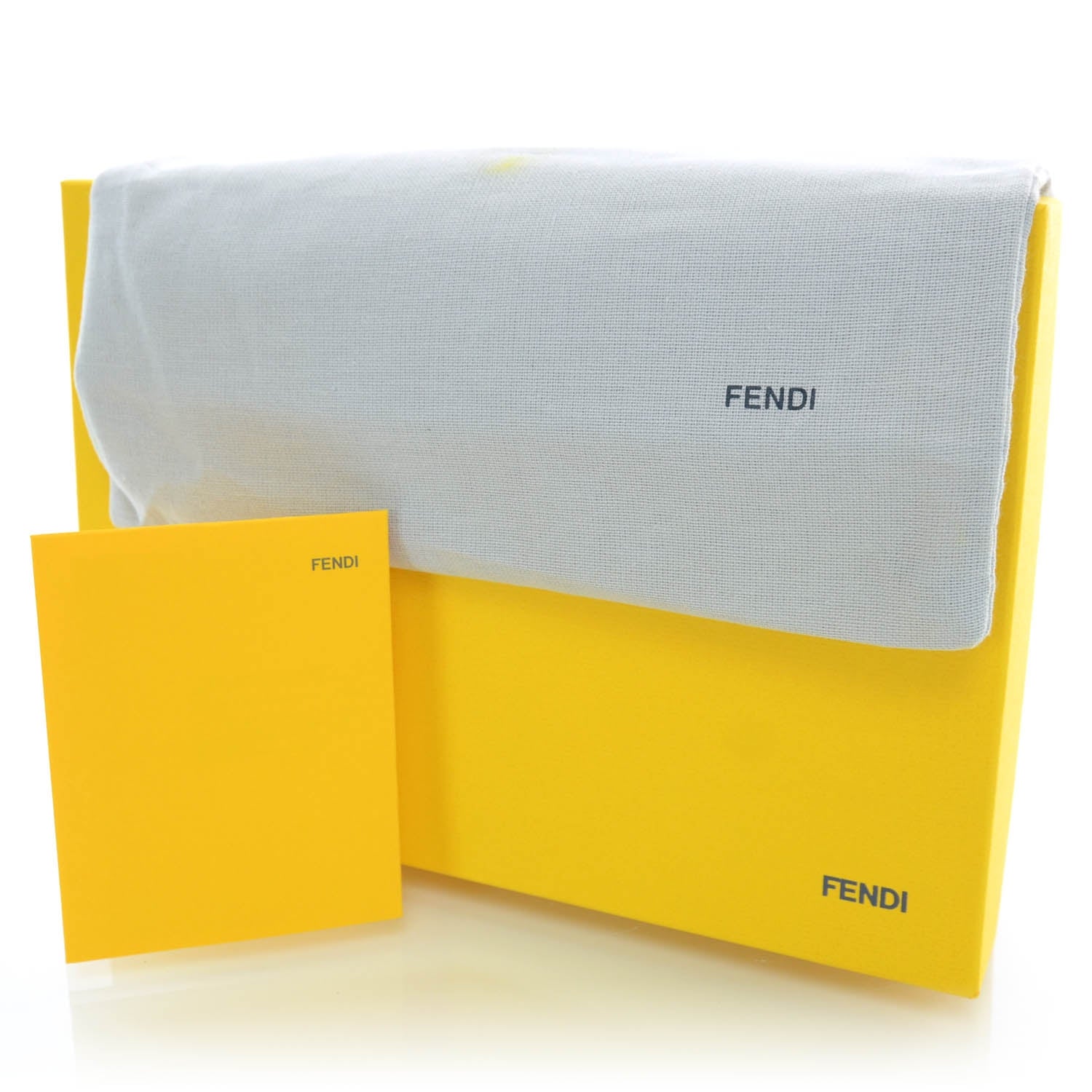 Fendi Canvas Pequin Pouchette Tobacco Red Black 9 of 9