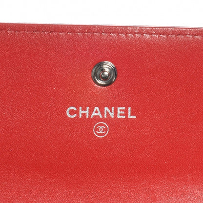 Chanel Caviar CC Long Flap Wallet Coral 6 of 9
