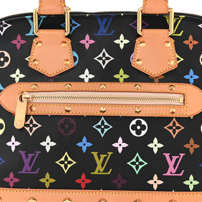Louis Vuitton Monogram Multicolor Alma Black 8 of 11