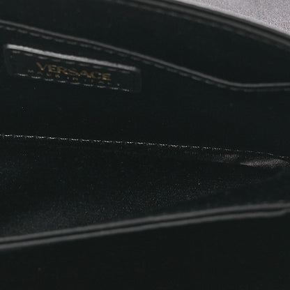 Versace Satin Crystal Mini Kleio Crossbody Bag Black 5 of 11