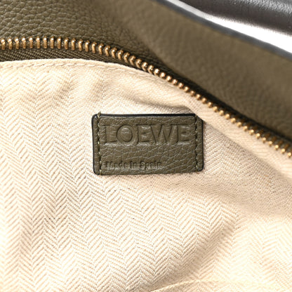 Loewe Grained Calfskin Medium Puzzle Bag Oat Khaki Green 6 of 19