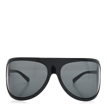 Miu Miu Acetate Shield Sunglasses SMU A01 Black 2 of 7