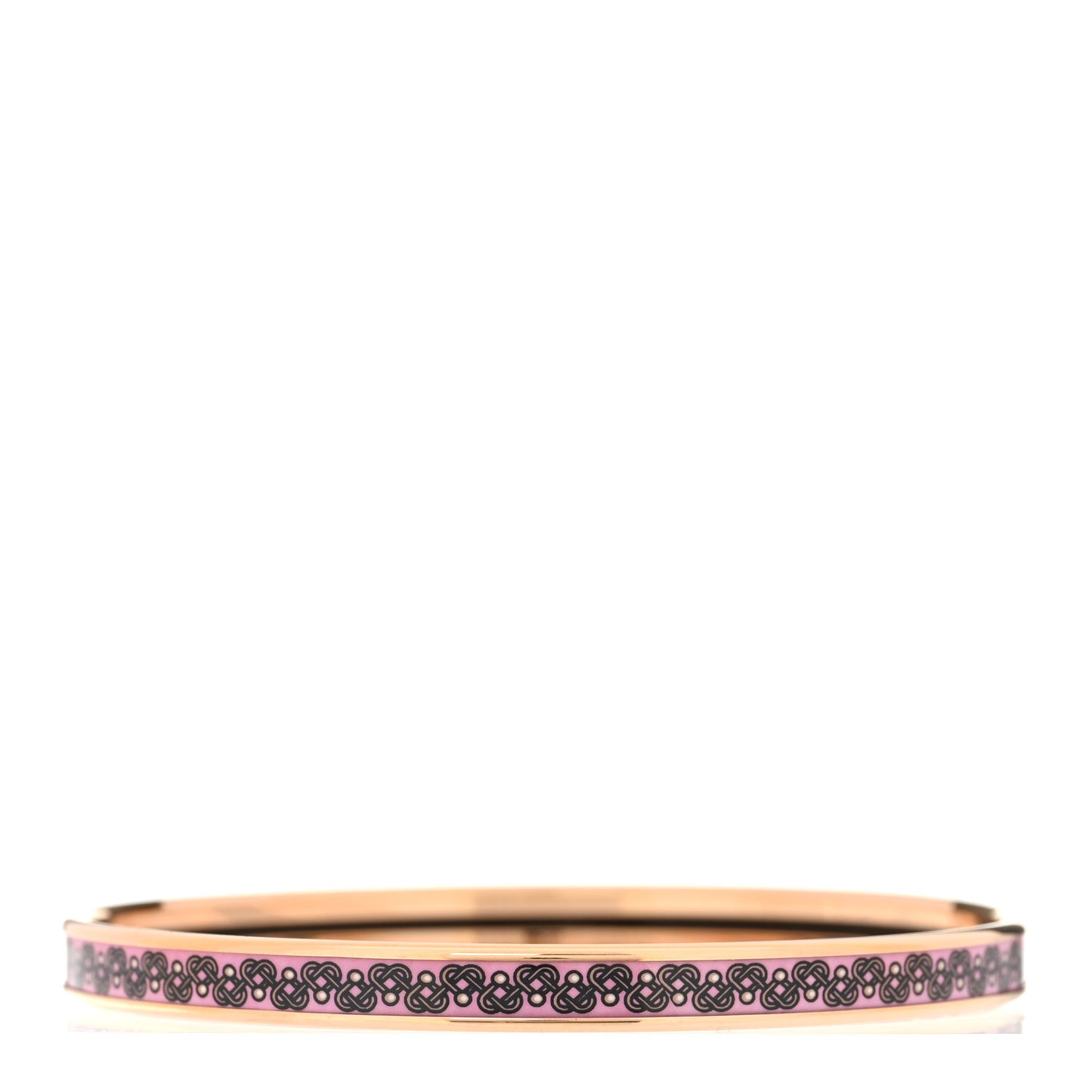 Enamel Printed Petits Coeurs Extra Narrow Bracelet 70 Aube