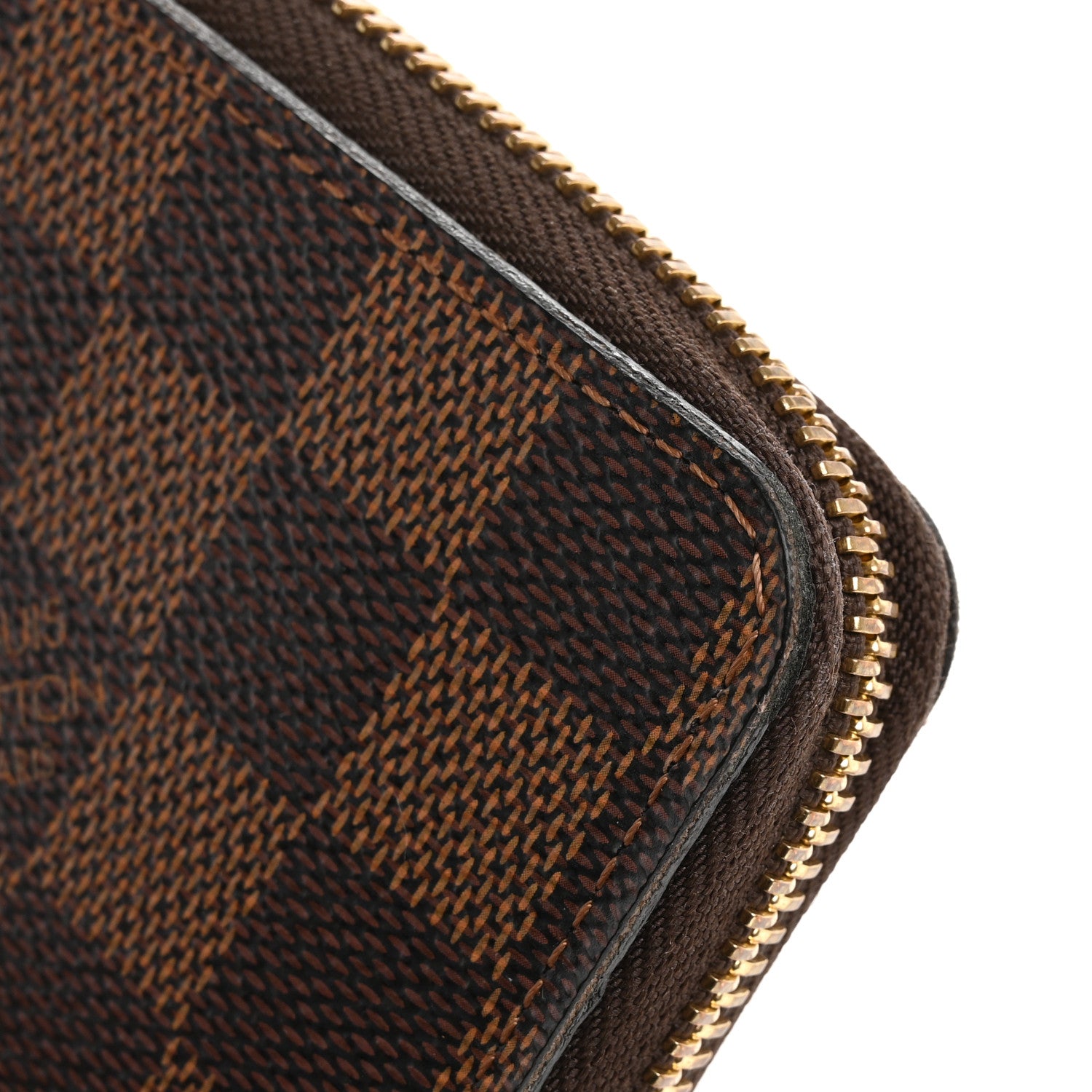 Louis Vuitton Damier Ebene Clemence Wallet Rose Ballerine 10 of 12