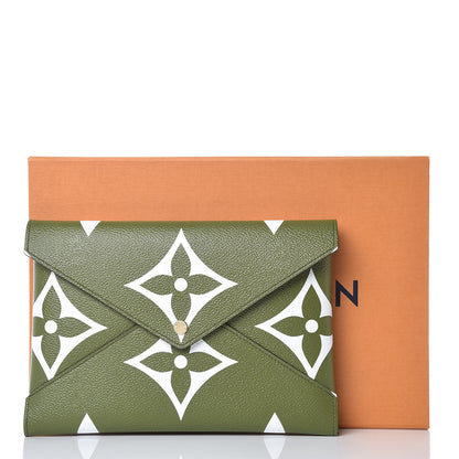 Louis Vuitton Monogram Giant Large Kirigami Pochette Kaki 8 of 8