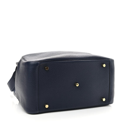 Hermes Taurillon Clemence Lindy 30 Bleu Nuit 4 of 11