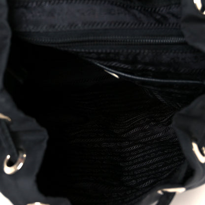 Prada Tessuto Nylon Saffiano Small Backpack Black 5 of 12