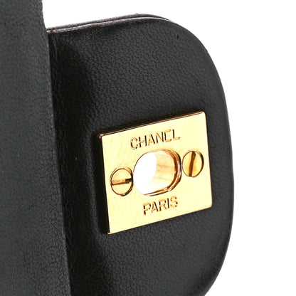 Chanel Lambskin Quilted Small Double Flap Black 6 of 13