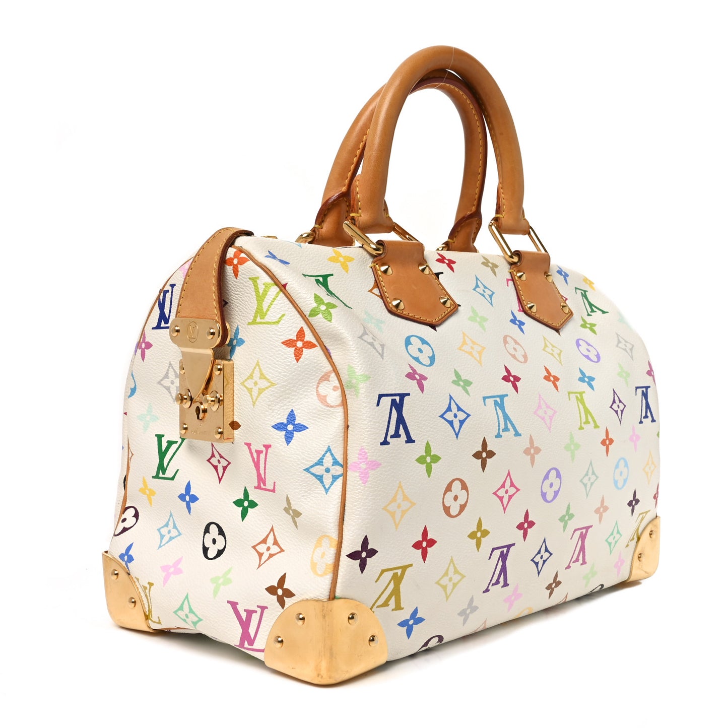 Monogram Multicolor Speedy 30 White
