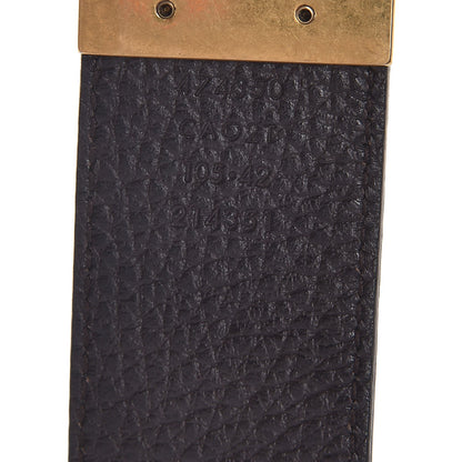 Gucci Calfskin Double G Reversible 37mm Belt 105 42 Black Cocoa 4 of 8