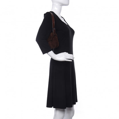Fendi Suede Baguette Brown 2 of 13
